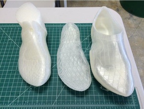 sapato último dos homens - tamanho 9 minimalista pessoas pés calçado corpo humano os sapatos 3d print model - Mito3D