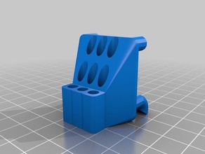 meu personalizados pegstr - pegboard assistente de mini-chave fenda 3 x porta-ferramentas & caixas personalizado 3d print model - Mito3D