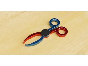 scissor style tweezers mini tongs household 3d print model - Mito3D