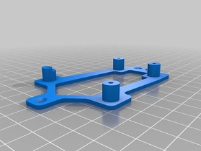 simple arduino uno r3 mounting bracket 3d printing 3d print model - Mito3D