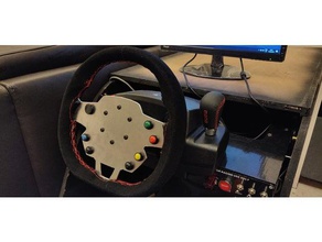 racing wheel buttons simrigs video games fanatec logitech sim simhub thrustmaster 3d print model - Mito3D