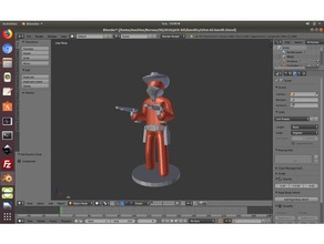 stikyman bandit-02 toys & games 3d print model - Mito3D