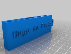 hugo deporte y al aire libre personalizado 3d print model - Mito3D