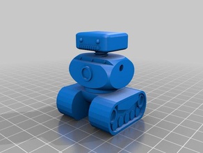 bot tink02 karakter retro robot Robotik oyuncak 3d print model - Mito3D
