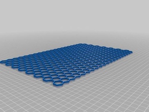my customized honeycomb 20x15 biology 3d print model - Mito3D