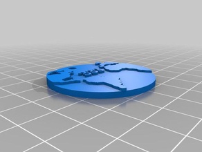 earth keychain 3d printing 3d print model - Mito3D