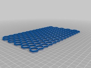 my customized honeycomb 10x14 biology 3d print model - Mito3D