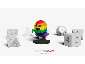 gaysper miniature 28-32mm lgbt fantôme figure jeux donjons dragons - esprit des fiertés la fierté wargaming 3d print model - Mito3D