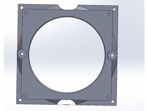air filter adapter lx 1006 2d fan cooler diy 3d print model - Mito3D