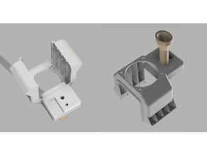 prusa i3 mk3 extruder stepper air flow cooler 3d printer parts cooling duct fan pla rework motor 3d print model - Mito3D