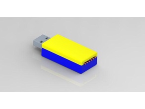 usb serial programmer enclosure electronics 3d print model - Mito3D