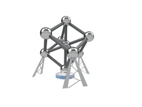 atomium brussels buildings & structures architecture br ssel 3d print model - Mito3D