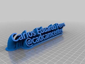carlos eduardo peres oliveira office customized 3d print model - Mito3D