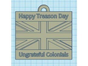 happy treason day signs & logos 3d print model - Mito3D