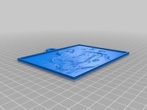 özelleştirilmiş lithopane 2d sanat 3d print model - Mito3D