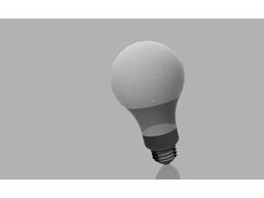 led-Glühbirne 3d-drucken Birne led - leds led-Birne led-Licht led-Fassung Glühbirne 3d print model - Mito3D