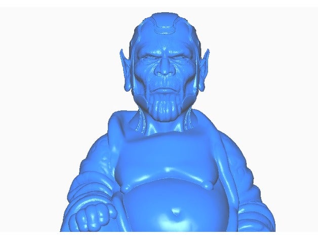 skrull buddha collezione marvel sculture avengers il busto la comics remix statua 3D print model - Mito3D