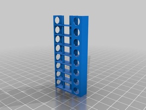 retraction temperature test tower 8mm 3d printing tests 3d print model - Mito3D