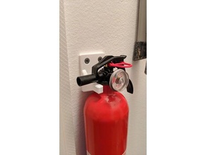 fire extinguisher wall bracket tool holders & boxes 3d print model - Mito3D
