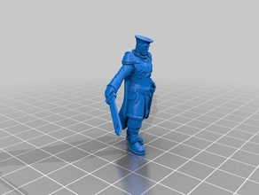 paladin guile people dungeons dragons 3d print model - Mito3D