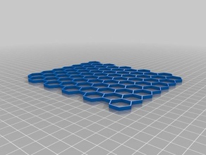 my customized honeycomb 10x7 biology 3d print model - Mito3D