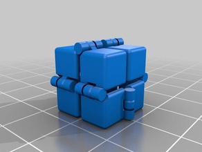 customized fidget star mechanical toys cube easier print fun math mathgrrl slowsl toy 3d print model - Mito3D