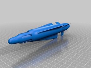 amraam peacemaker hdr 120 - a2g missiles props 3d print model - Mito3D
