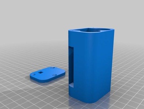 banco de la alimentación 2x 18650 diy 3d print model - Mito3D