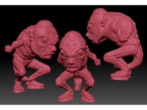 running stinger horror fetus 3d printing 28mm fantasy rpg scifi wargames 3d print model - Mito3D