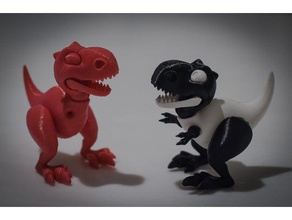 t-rex mini oyuncaklar ve oyunlar bebek dinozor oyuncak trex 3d print model - Mito3D