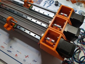 z column assembly blv printer 3d parts mgn cube mod freecad 3d print model - Mito3D