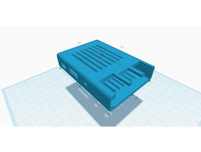 raspberry pi 3b+ sleeve - heat sink legs 3d printing case octopi octoprint 3 3b 2 b vesa 3d print model - Mito3D