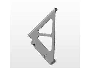 triangle brace fits left gantry cr-10 3d printer parts cr10 cr10s creality 3d print model - Mito3D