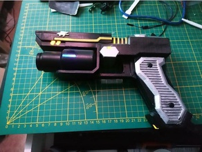 star fox light gun jogos de vídeo nintendo smash bros starfox blaster 3d print model - Mito3D