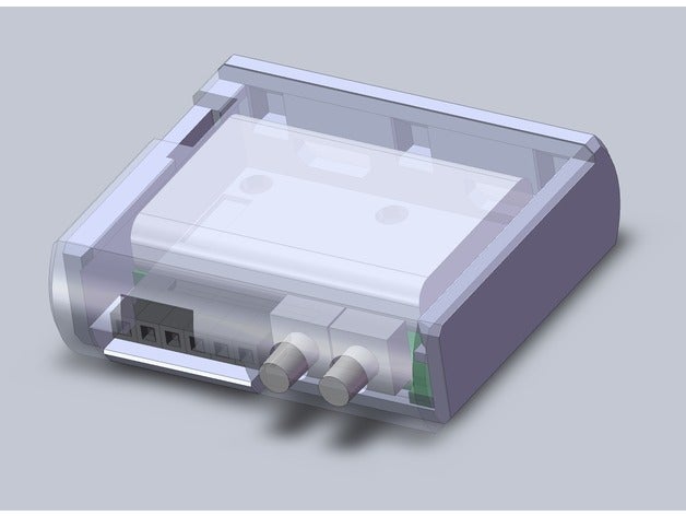 tiny pack v3b electronics arduino attiny85 battery charger case controller enclosure lipo tp4056 3D print model - Mito3D