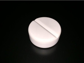 el gigante de la píldora píldoras caja los contenedores pastillero pastillas bolsillo cuadro redonda pequeña 3d print model - Mito3D
