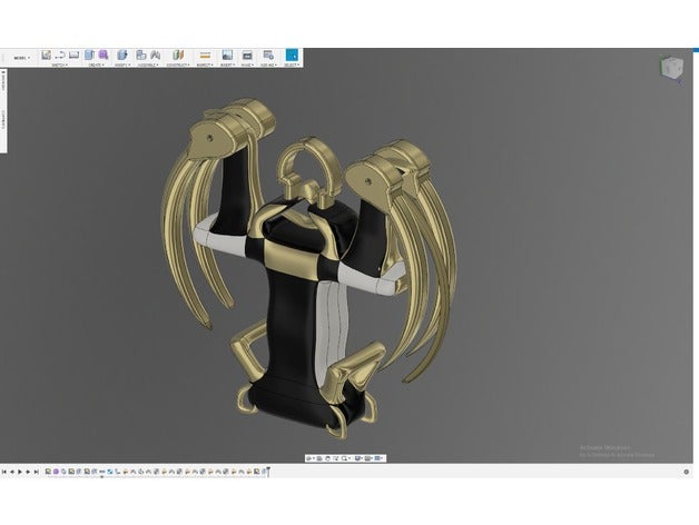ayatan orta heykel video oyunları warframe 3D print model - Mito3D