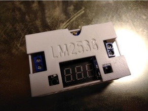 lm2596 buck dönüştürücü durumda araç sahipleri & kutu 3d print model - Mito3D