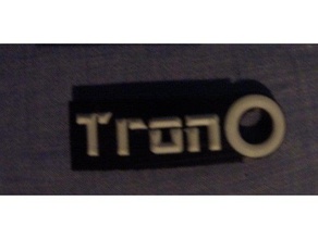 tron keychain 3d print model - Mito3D
