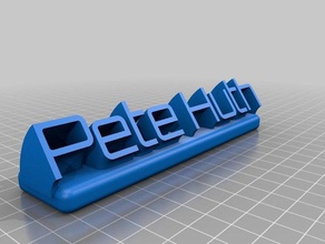 pete office kundengebundene 3d print model - Mito3D