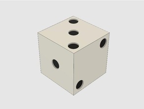 6 sided dice 3d print model - Mito3D