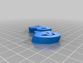 g4 Süßigkeiten Schlüsselanhänger kundengebundene 3d print model - Mito3D