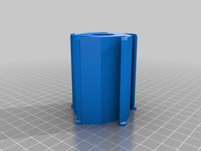 il mio personalizzato spool hub adattatore 17 Stampante 3d parti su misura 3d print model - Mito3D
