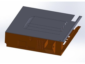 updated mks half all one case 3d printer parts ender 3 3d print model - Mito3D