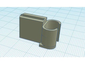 cable clip vertical including opel vauxhall astra automotive 3d print model - Mito3D