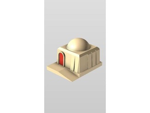 küçük tatooine house star wars gökada binalar ve yapılar 3d print model - Mito3D