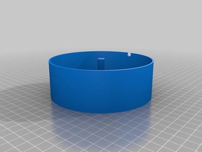 rond simple couverture ménage 3d print model - Mito3D