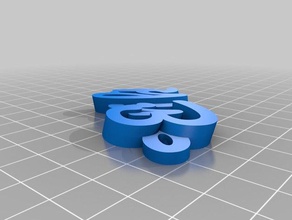 erika i portachiavi su misura 3d print model - Mito3D