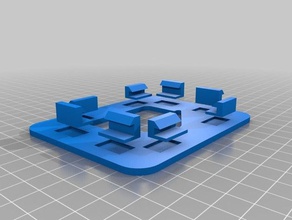 plaka tel örgü endüstriyel 3d print model - Mito3D