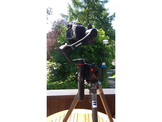 feiyu tech ak2000 cardan titulaire manfrotto 501 plaque de la caméra libération rapide ak200 ak4000 ak feiyu-tech feiyutech gimbal timelapse vidéo vinten pro 3D print model - Mito3D